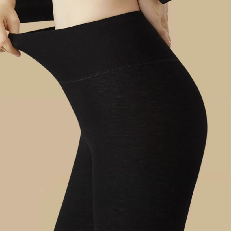 129 Winter Warm Leggings Cashmere Plus Velvet Tight Pants Fashion High Waist Slim Fit Trousers For Women Clothing