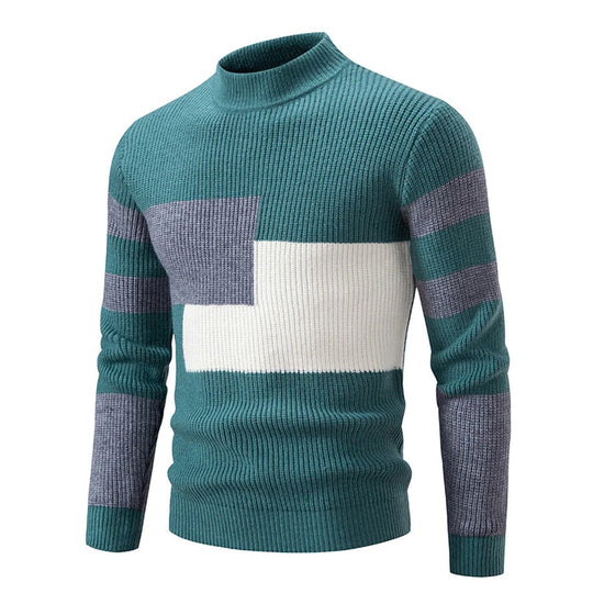 Hartwin | Herrenpullover mit Colorblock-Design