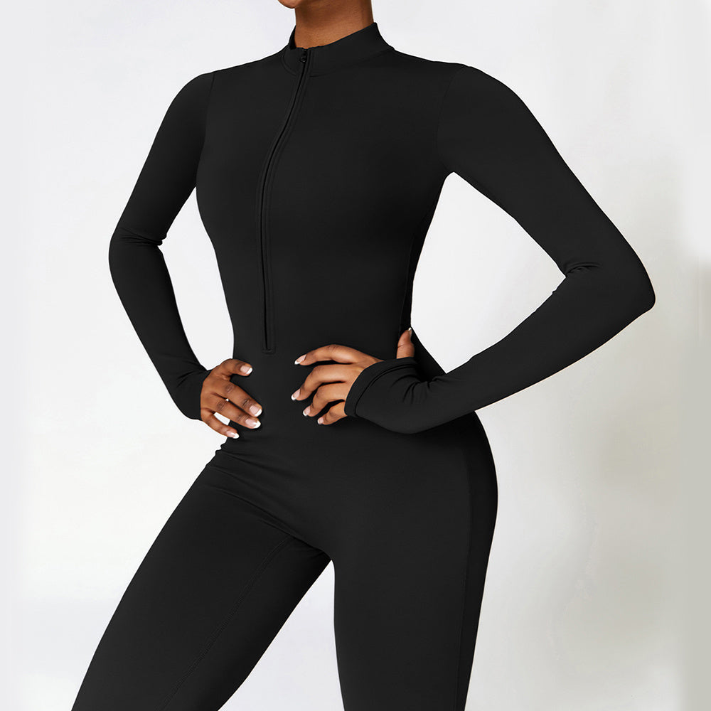 Frieda - Damen Warmer Reißverschluss-Jumpsuit