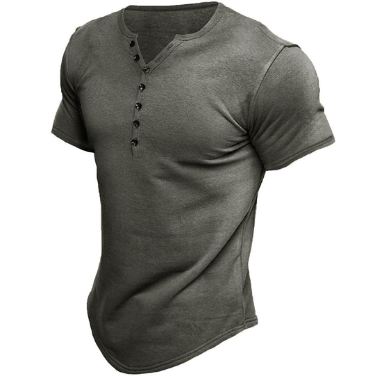 Brad™ - Kurzarm-Henley-Shirt