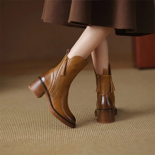 Carina | Elegante Premium-Leder-Boots