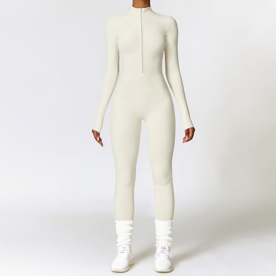 Frieda - Damen Warmer Reißverschluss-Jumpsuit