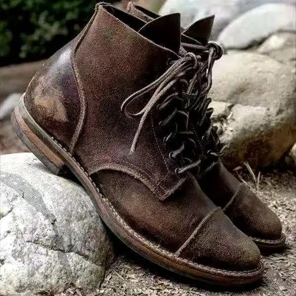 Maximilian | Vintage Schnürstiefel aus Leder